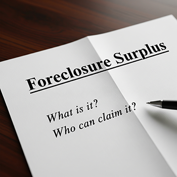 What is a Foreclosure Surplus?
